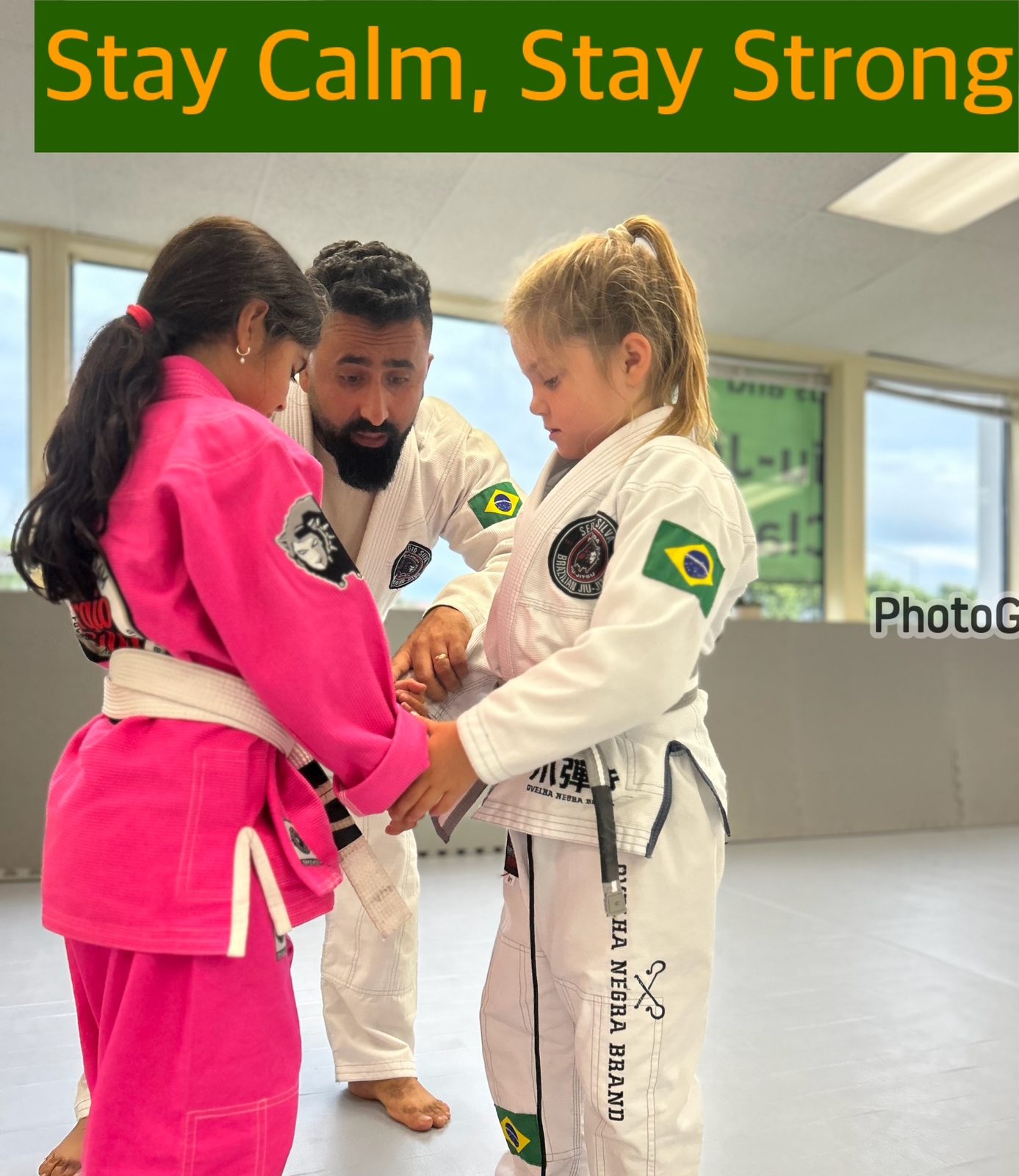 Kids practicing Brazilian Jiu-Jitsu and Verbal Jiu-Jitsu in Alameda